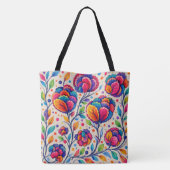 Bloomwave Tapijt Tote Bag (Achterkant)