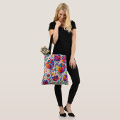 Bloomwave Tapijt Tote Bag (Op model)