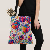 Bloomwave Tapijt Tote Bag (Dichtbij)