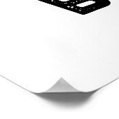 Blooo Funny Blue Ghost Pun Poster (Hoek)