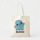 Blooo Funny Blue Ghost Pun Tote Bag (Voorkant)