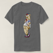 Blooper Mascot Atlanta Toon Style T-shirt (Design voorkant)