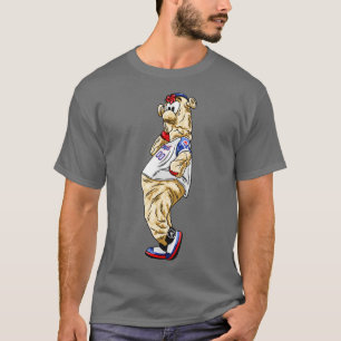 Blooper Mascot Atlanta Toon Style T-shirt