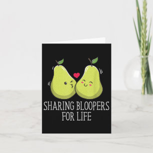 Bloopers voor het leven delen - bruiloft en grappi kaart