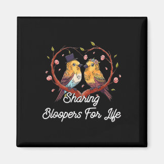 Bloopers voor het leven delen - bruiloft en grappi magneet