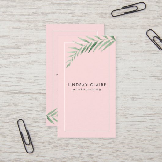 Bloos Botanische Visitekaartjes (Voorkant / Achterkant in situ)