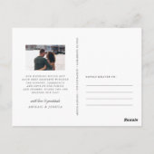 Bloos Bourgondië het BloemenHuwelijk van de Foto u Briefkaart (Achterkant)