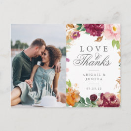 Bloos Bourgondië het BloemenHuwelijk van de Foto u Briefkaart