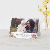 Bloos het Moederdag van het Boeket Kaart (Gele Bloem)