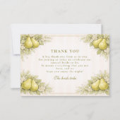 Bloos Peer Perfect Paar Bruidsmeisjesfeest Bedankkaart (Voorkant)