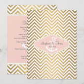 Bloos Preppy Anker van de Streep van de Chevron Menu (Voorkant / Achterkant)