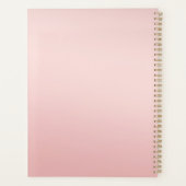 Bloos Roze Bruine Uil Ik Zie Je Later Planner (Achterkant)