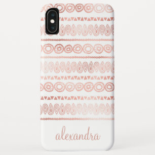 Bloos Roze - nam het Gouden Monogram van het Case-Mate iPhone Case