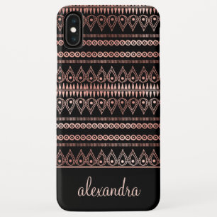 Bloos Roze - nam het Gouden Monogram van het Case-Mate iPhone Case
