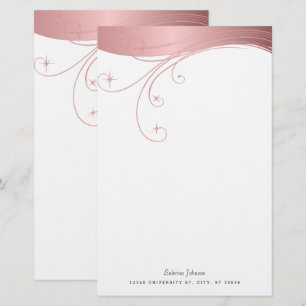 Bloos toenam Voor de betere inkomstklasse Ontwerp Briefpapier