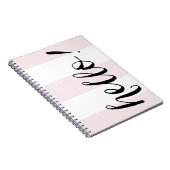 Bloost de Moderne Kalligrafie van het hallo het Notitieboek (Rechterzijde)