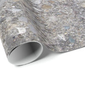 Blootgesteld aggregaat (bedrukt, niet van beton) cadeaupapier (Rol Hoek)