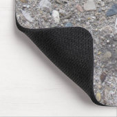 Blootgesteld aggregaat (bedrukt, niet van beton) muismat (Hoek)