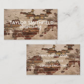 blootgestelde baksteen visitekaartje (Voorkant / Achterkant)