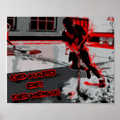 Blootinspiratie (hard werken of naar huis gaan) poster (Voorkant)