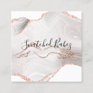 Blootstelling aan bloedlichaampjes QRCODE Roos Mar Vierkante Visitekaartje