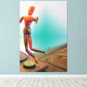 BLOOTSTELLING canvaswandkunst | m3galleryStudio Canvas Afdruk (Insitu (Houten vloer))