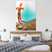 BLOOTSTELLING canvaswandkunst | m3galleryStudio Canvas Afdruk (Insitu (Slaapkamer))