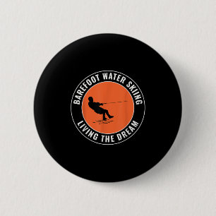 Blootsvoets Blote Voeten Waterskiën Motorboot Wate Ronde Button 5,7 Cm