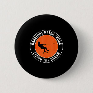 Blootsvoets varen blootsvoets waterskiën motorboot ronde button 5,7 cm