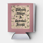 Blootzuster met opgerolde poten blikjeskoeler (Voorkant)