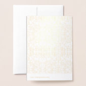 Blootzuster met opgerolde poten folie kaarten (Met envelop)