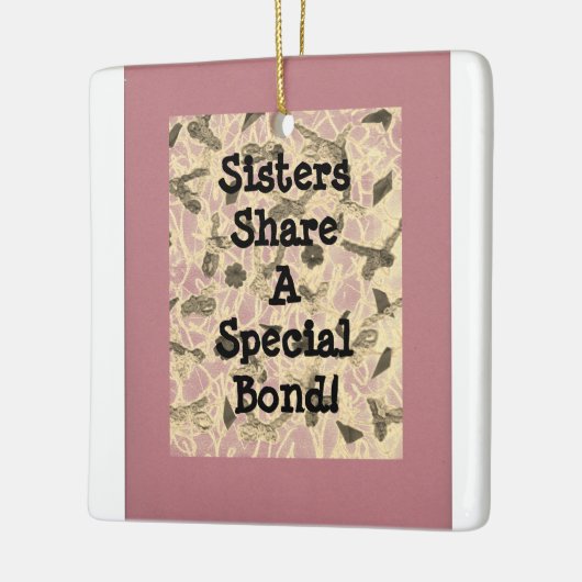 Blootzuster met opgerolde poten keramisch ornament (Links)