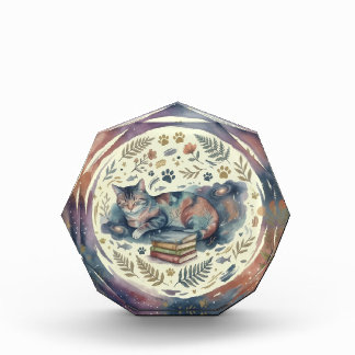 Bloque de Cristal Decorativo- Art Acuarela Fotoblokken