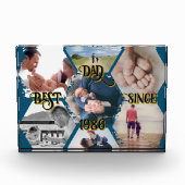 Bloque para fotos "Best Dad Since" personalizable Fotoblokken (Voorkant)