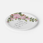 Blos Bloemen Dank u Baby shower Papier Bord (Gekanteld)