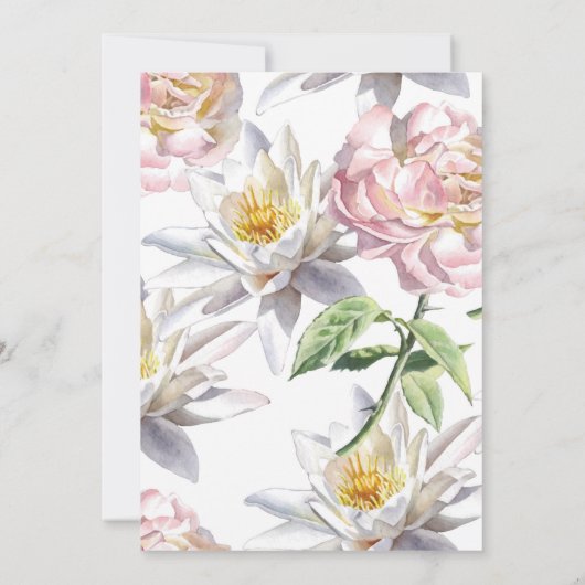  blos en bloemendouche per post kaart (Achterkant)