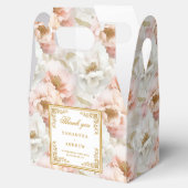 blos ivoor floral bruiloft gunst box bedankdoosjes (Geopend)