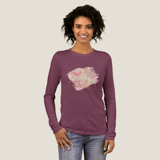 Blos van Jou Tri-Blend Shirt (Voorkant)