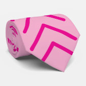 "Blos van Liefde: Elegant Roze Cadeauontwerp" Stropdas (Opgerold)