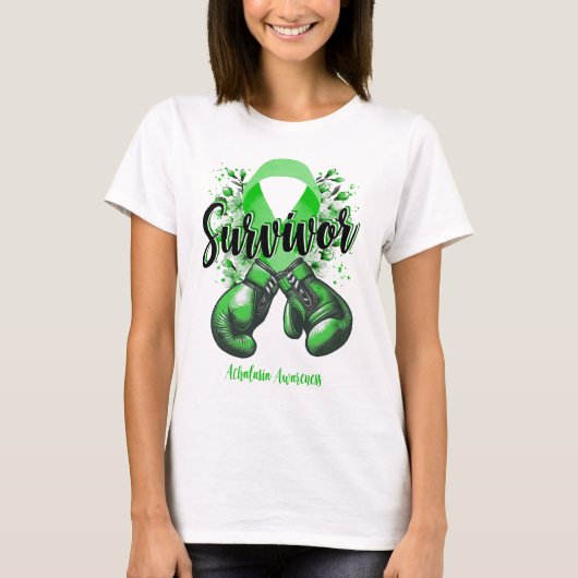Blossom Achalasia Warrior Survivor T-shirt (Voorkant)