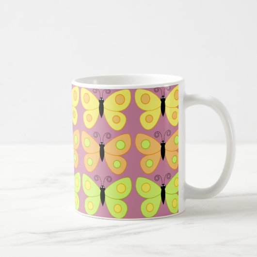 Blossom als een vlinder koffiemok (Rechts)