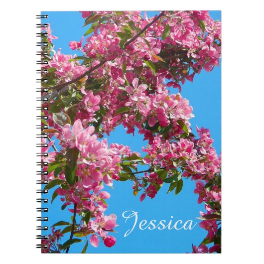 Blossom and Blue Sky Personalised Notitieboek (Voorkant)