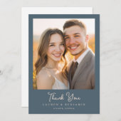 Blossom and Vow Wedding Bedankkaart (Voorkant / Achterkant)