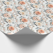 Blossom and Vow Wedding Cadeaupapier (Hoek)