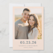 Blossom and Vow Wedding Save The Date (Voorkant)