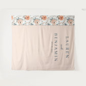 Blossom and Vow Wedding Wandkleed (Voorkant (horizontaal))