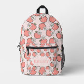 Blossom & Apple Roze School Bedrukte Rugzak (Voorkant)