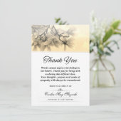 Blossom bedankt sympathie begrafenisexpressie (Staand voorkant)