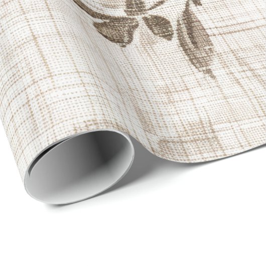 Blossom Beige Gift Wrap Cadeaupapier (Rol Hoek)