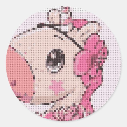 Blossom Belle Unicorn Stickers (Voorkant)
